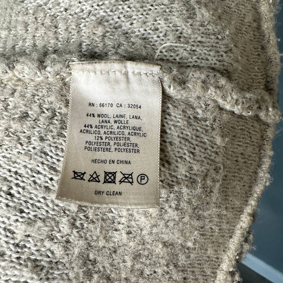 Anthropologie Angel of the North Drape Front Cardigan Size M - Picture 9 of 10